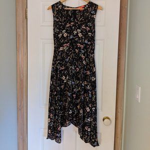 Floral Asymmetrical Dress